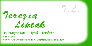 terezia liptak business card